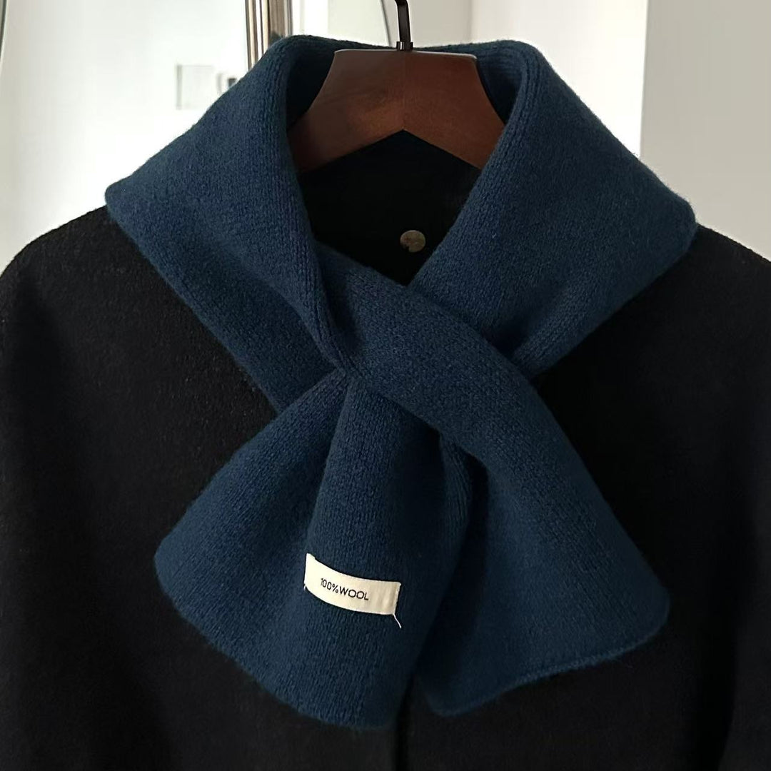 Compact wool scarf, 100% wool
