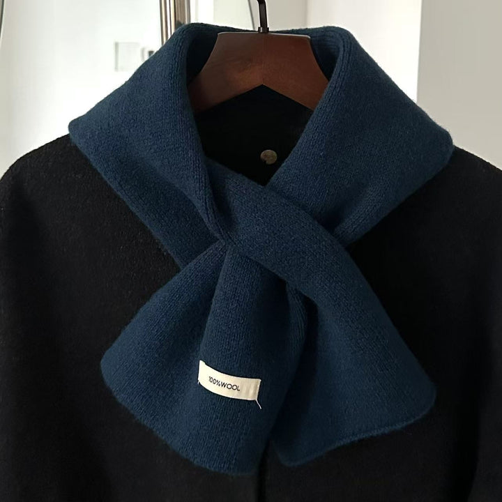 Compact wool scarf, 100% wool
