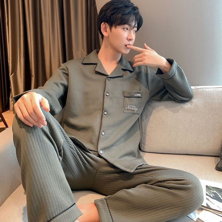 Men's cotton pajamas, various sizes