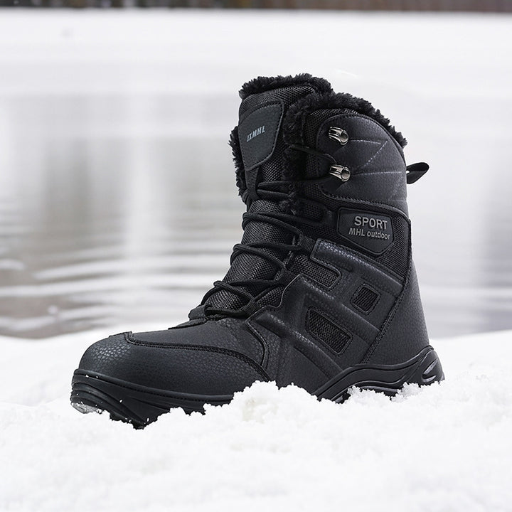 Men's winter boots, water-repellent, insulated