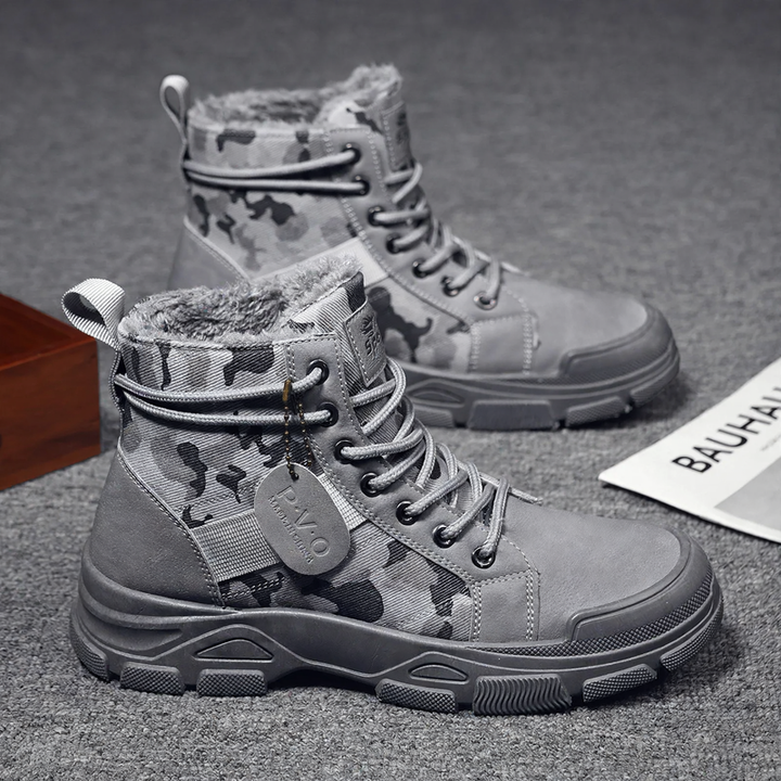 Men's Work Boots, Camouflage, Slip-resistant, Durable