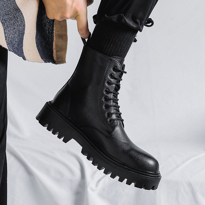 Classic men's boots, black