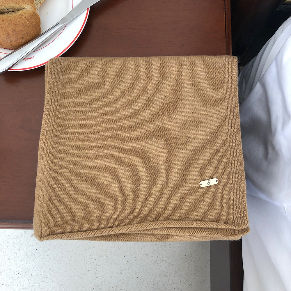 Warming scarf made of merino wool