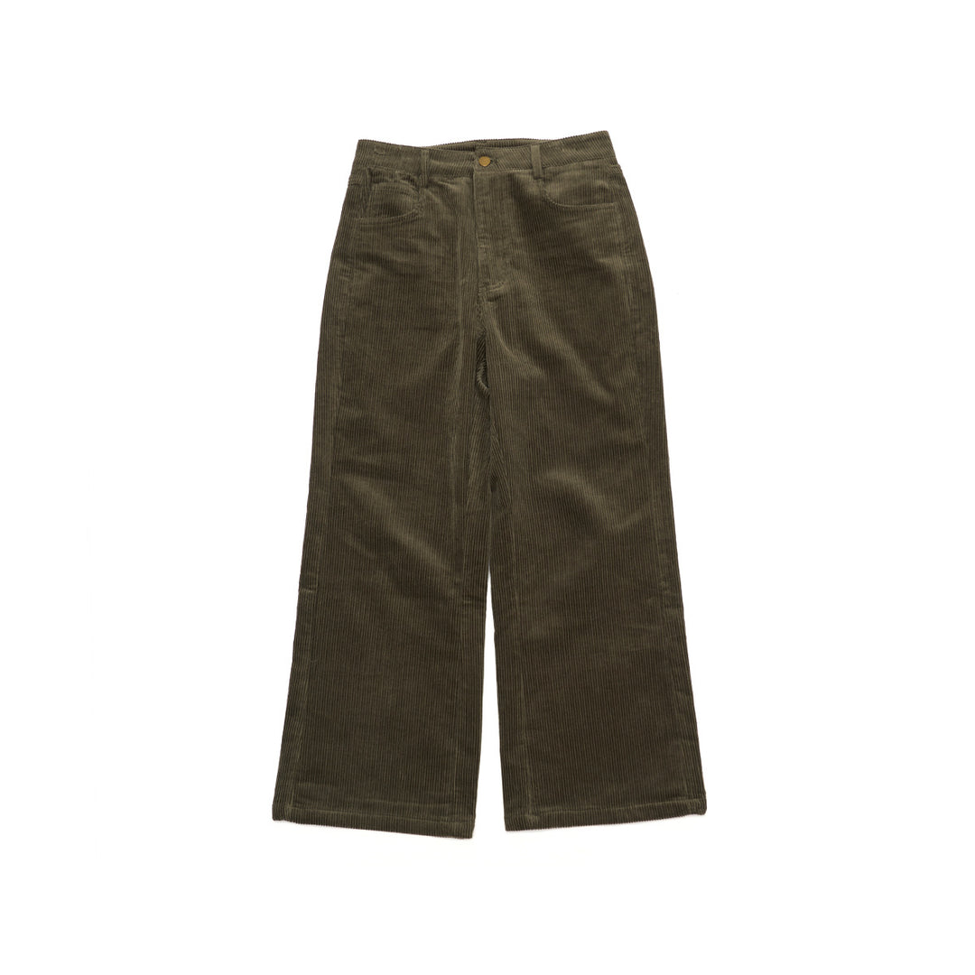Women's corduroy pants, high-waisted, cotton, H63752