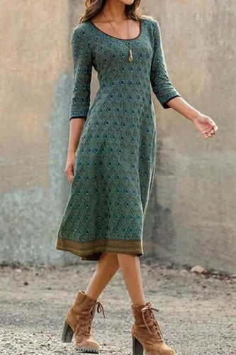 Amarae | Boho Chic Midi Dress