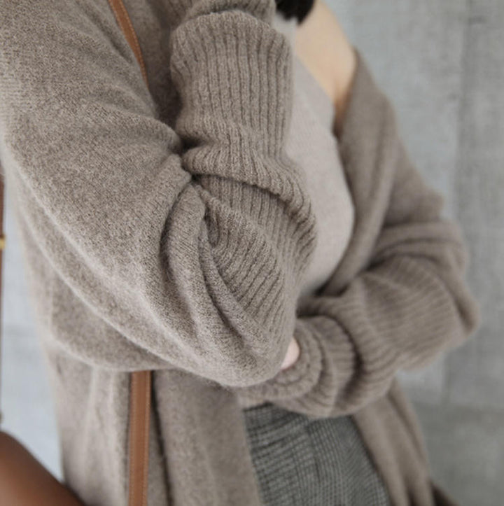Manteau de détente pour femmes avec devant ouvert et poches pratiques Chic & Stil