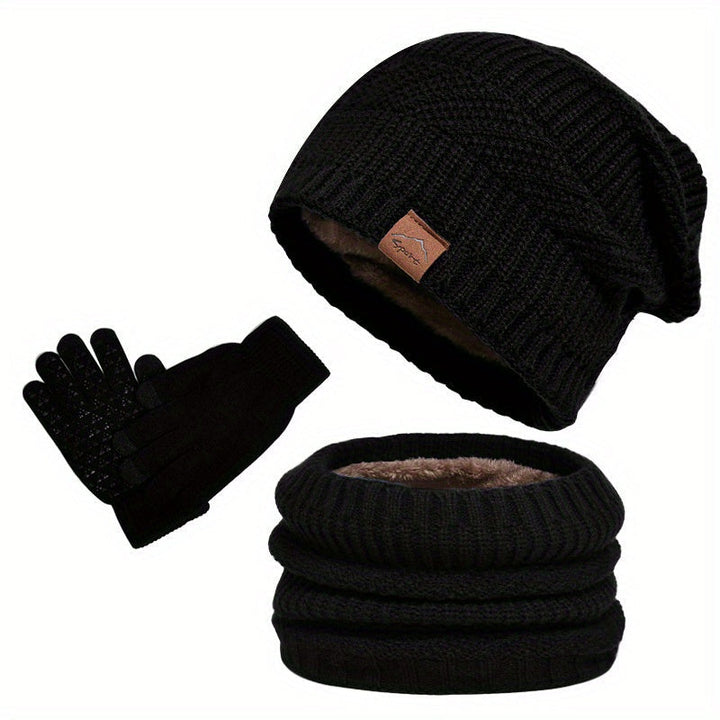 Lune London | Leisure Winter Plush 3-Piece Set for Men