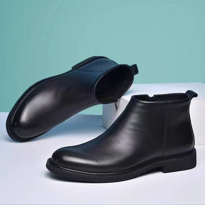 Men's Chelsea boots, PU leather, non-slip, lined