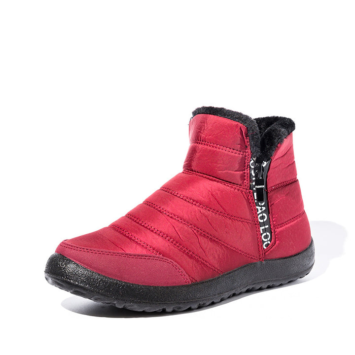 Quilted comfortable ankle boots for women Lune London