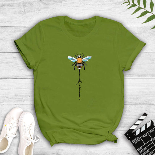 T-shirt pour femmes avec design créatif d'abeille Chic & Stil