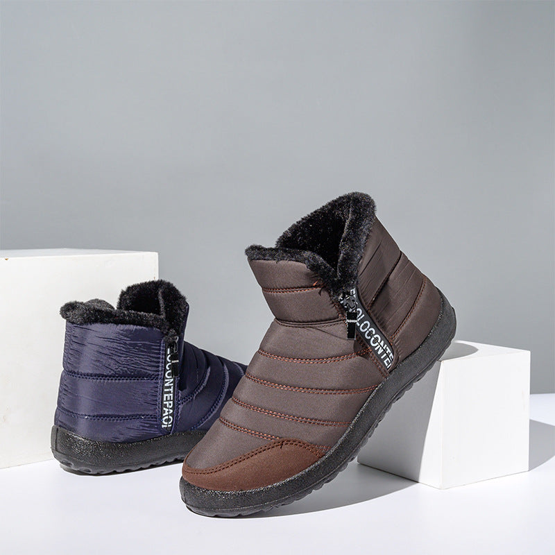 Quilted comfortable ankle boots for women Lune London