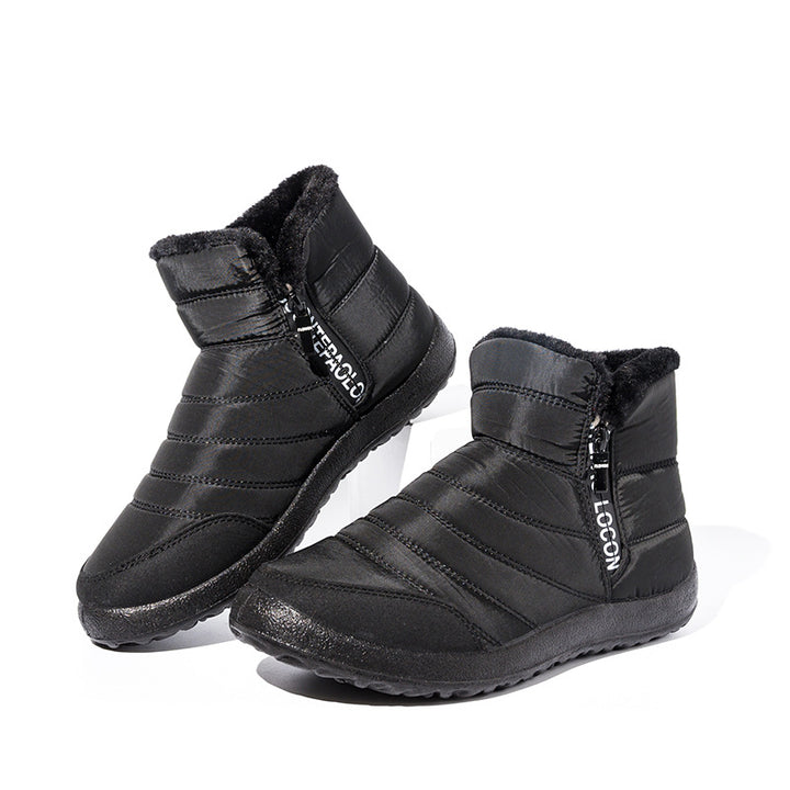 Quilted comfortable ankle boots for women Lune London