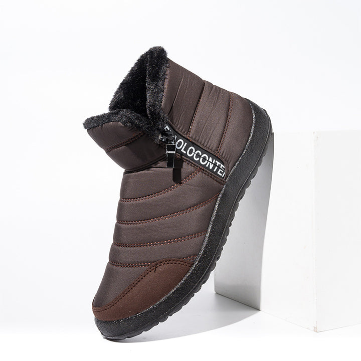 Quilted comfortable ankle boots for women Lune London
