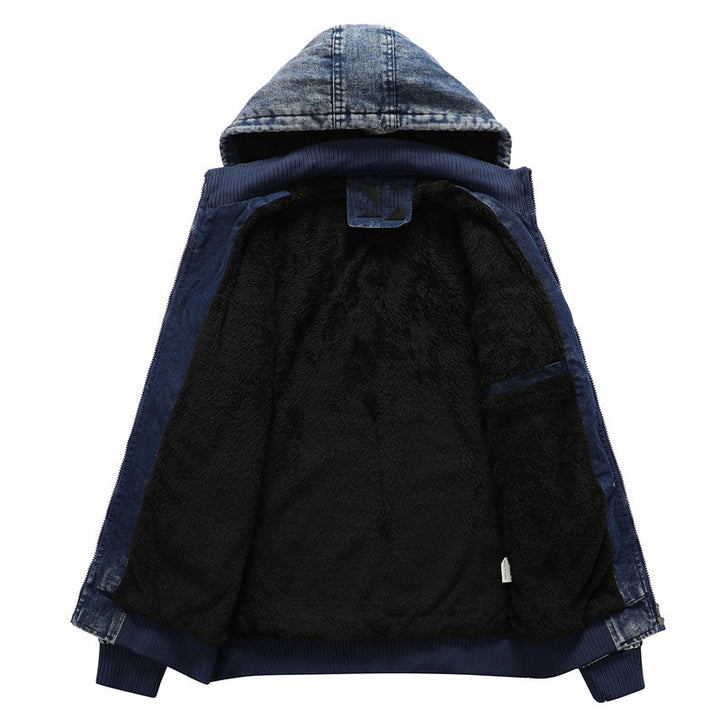Modern denim jacket for men with padded inner lining Amarae