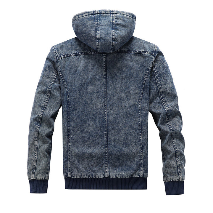 Modern denim jacket for men with padded inner lining Amarae