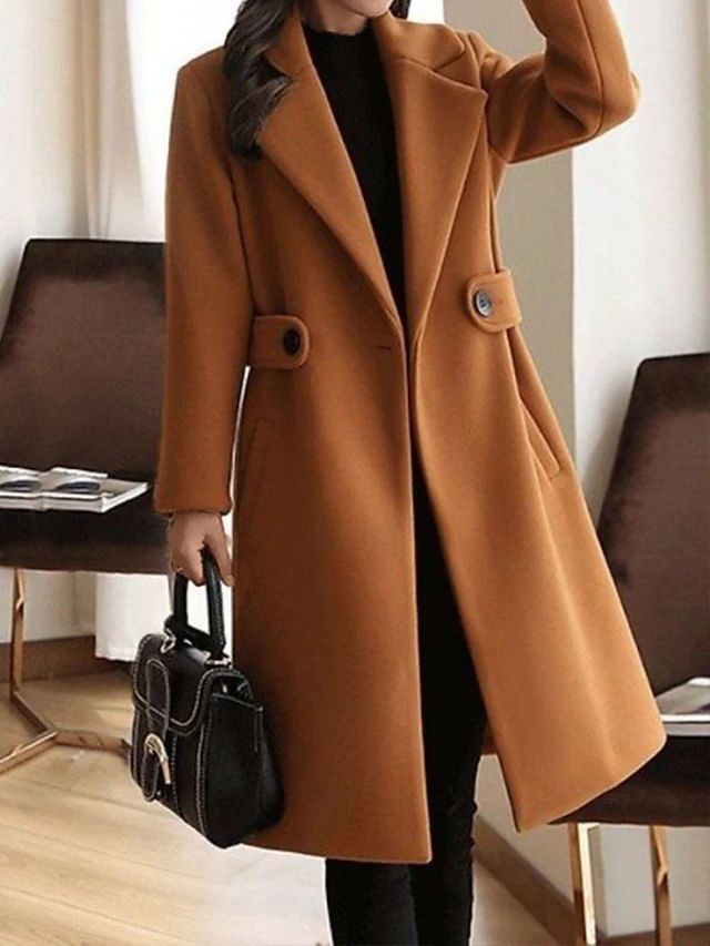 Lune London | Winter Wool Coat Belt Slim