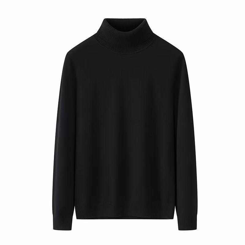 Men's turtleneck sweater, fashionable, versatile to combine