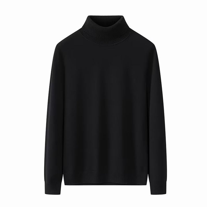 Men's turtleneck sweater, fashionable, versatile to combine