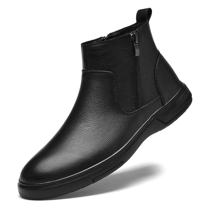 Men's Chelsea boots made of cowhide, lined