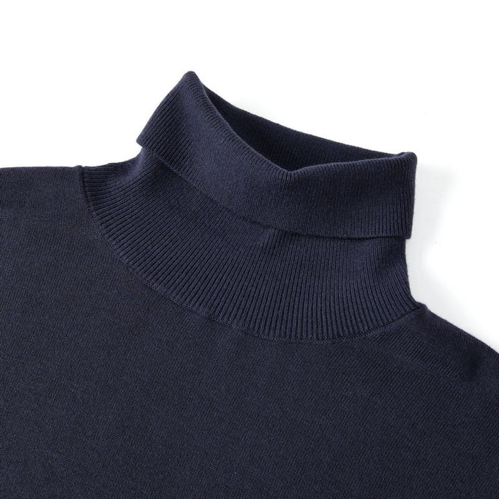 Men's Wool Sweater, Turtleneck, 100% Wool, thick