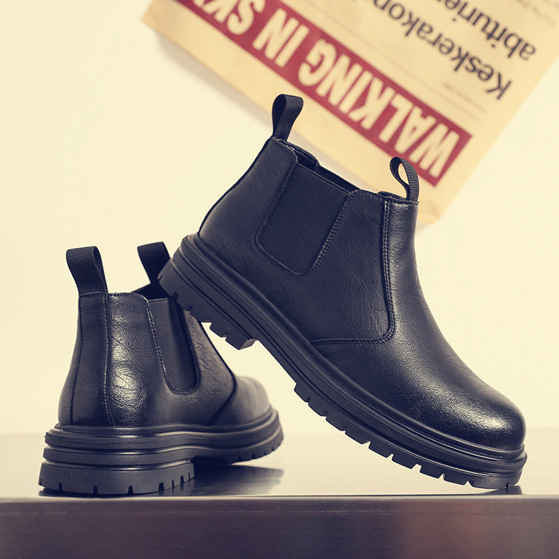 Men's Chelsea boots, classic and warming
