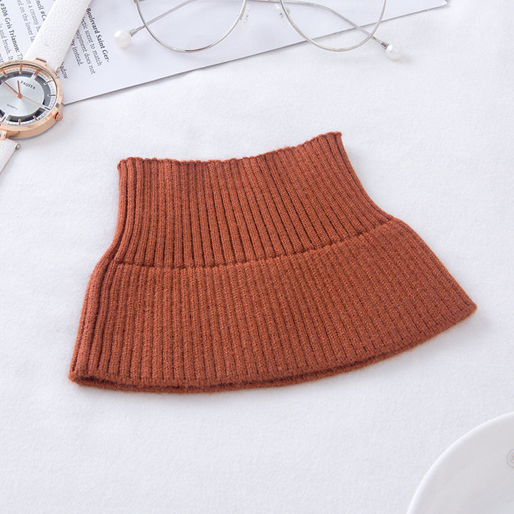 Warming neck warmer with high collar