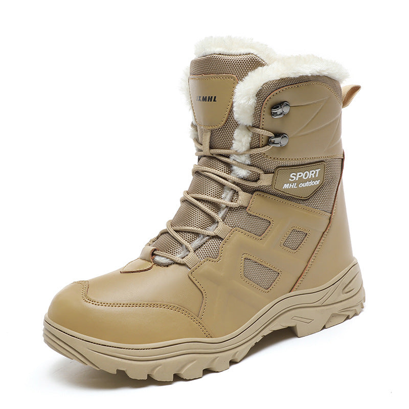 Men's winter boots, water-repellent, insulated