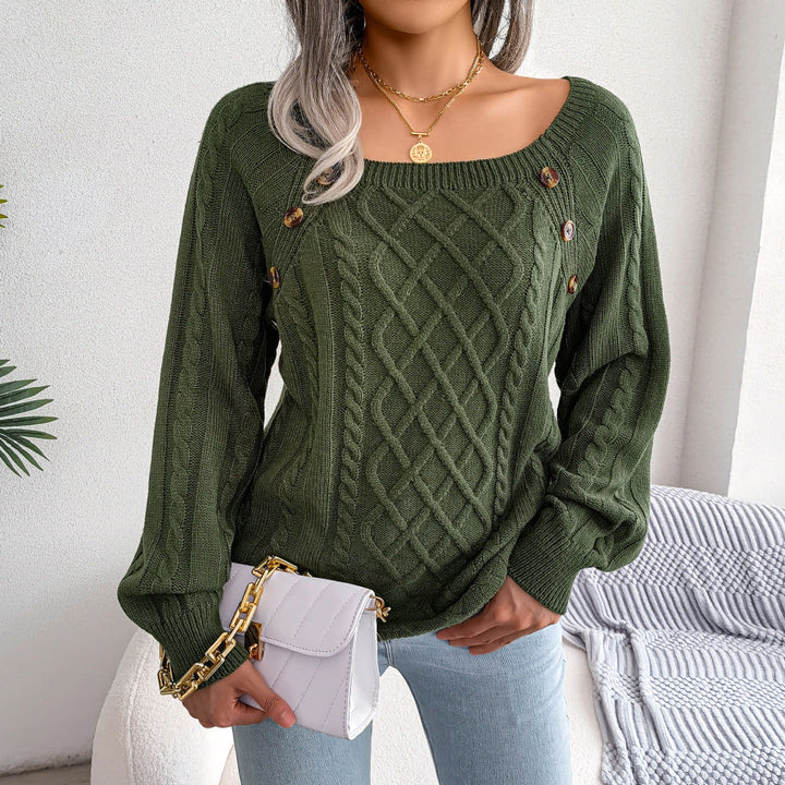 Lune London | Sweater with square neckline