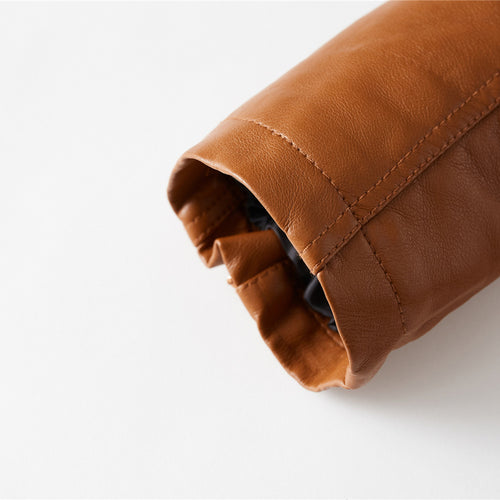 Elegant leather jacket for men with a modern quilted design Amarae