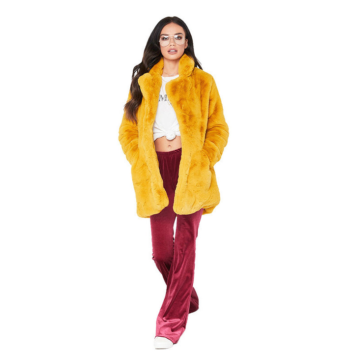 Ladies Luxurious Oversized Plush Jacket Lune London