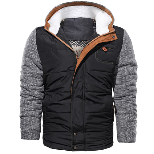 Comfortable and insulated transition jacket for men with high collar Amarae