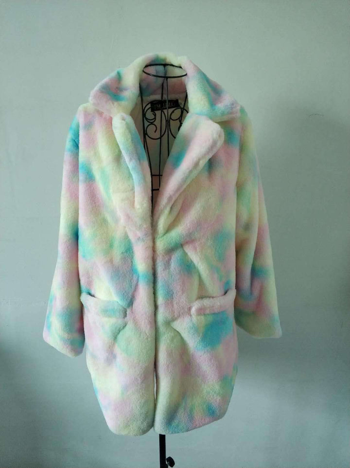 Ladies Luxurious Oversized Plush Jacket Lune London