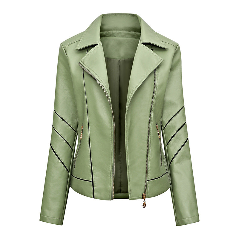 Ladies stylish faux leather jacket Amarae