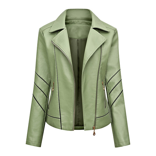 Ladies stylish faux leather jacket Amarae