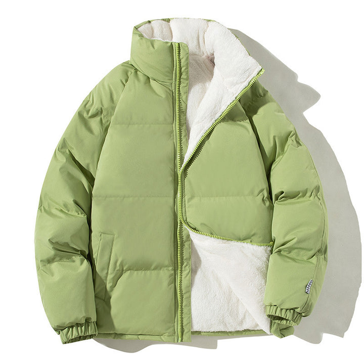 Men's winter jacket, short, padded and warm