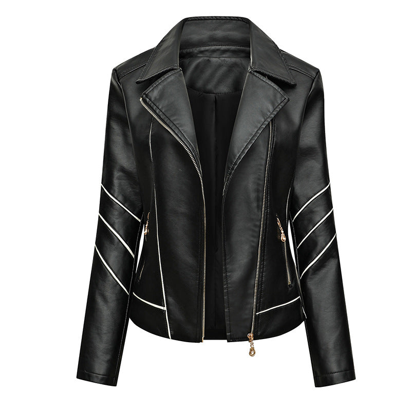 Ladies stylish faux leather jacket Amarae