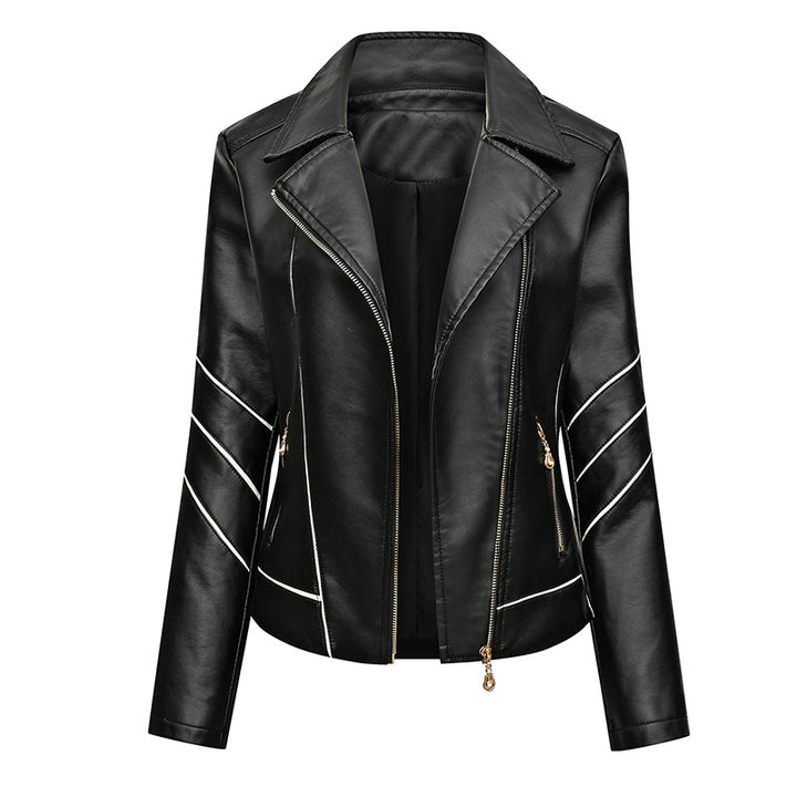 Ladies stylish faux leather jacket Amarae