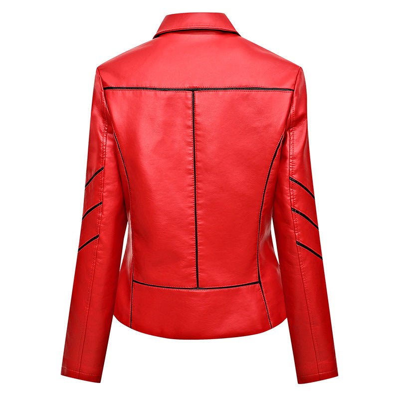 Ladies stylish faux leather jacket Amarae