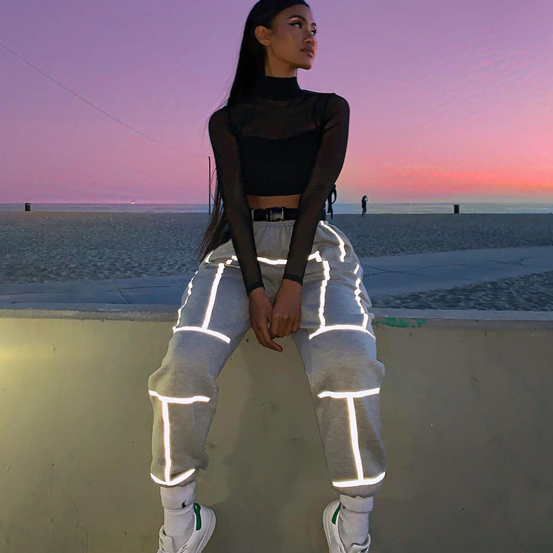 Women’s sporty joggers with a trendy silhouette and an elastic waistband Lune London