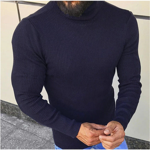 Amarae | Men's High-Quality Knit Turtleneck Sweater