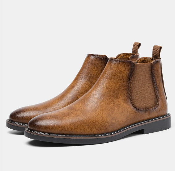 Vintage Chelsea Boots for Men, slip-resistant