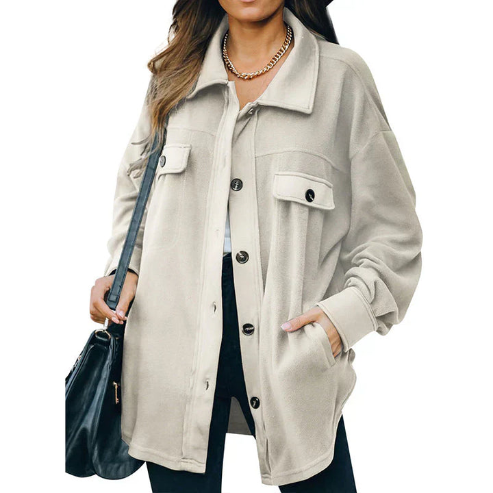 Lune London | Buttoned fleece jacket