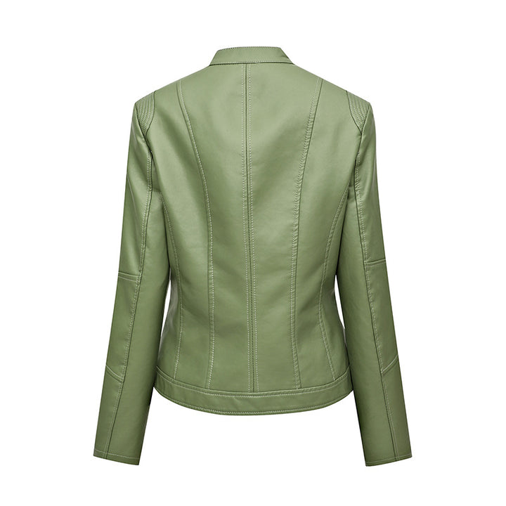 Ladies elegant faux leather jacket Lune London