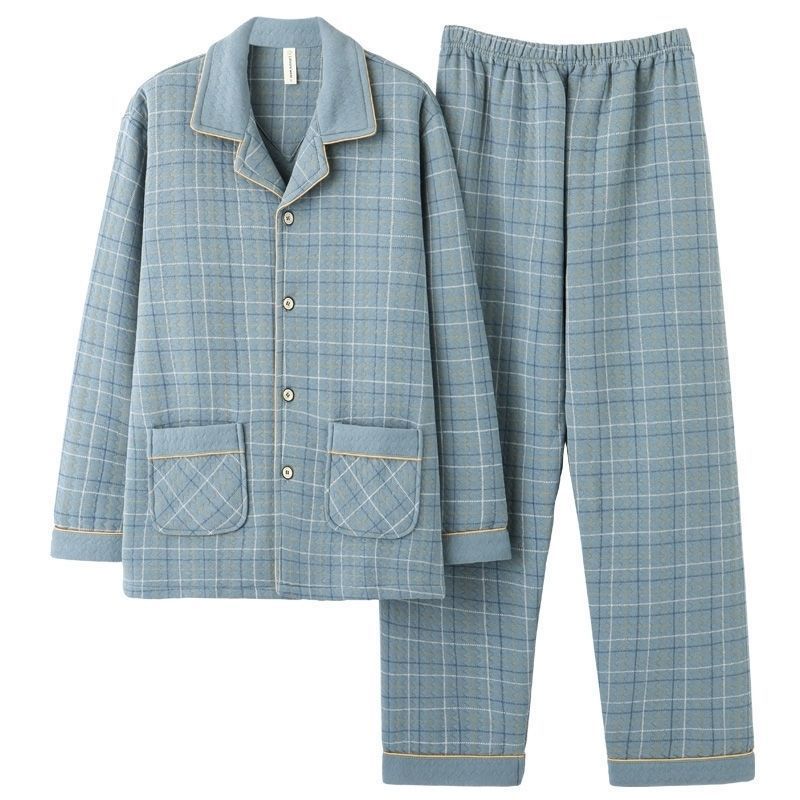 Padded men's house suit made of cotton