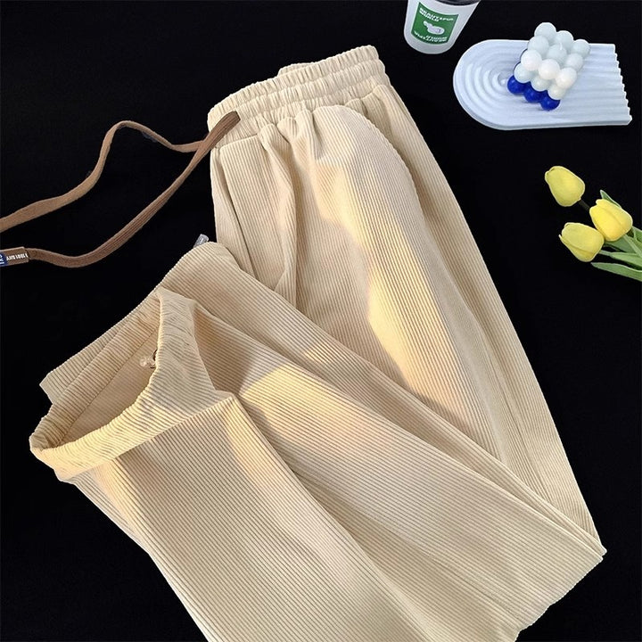 Kord casual pants with drawstring, lined