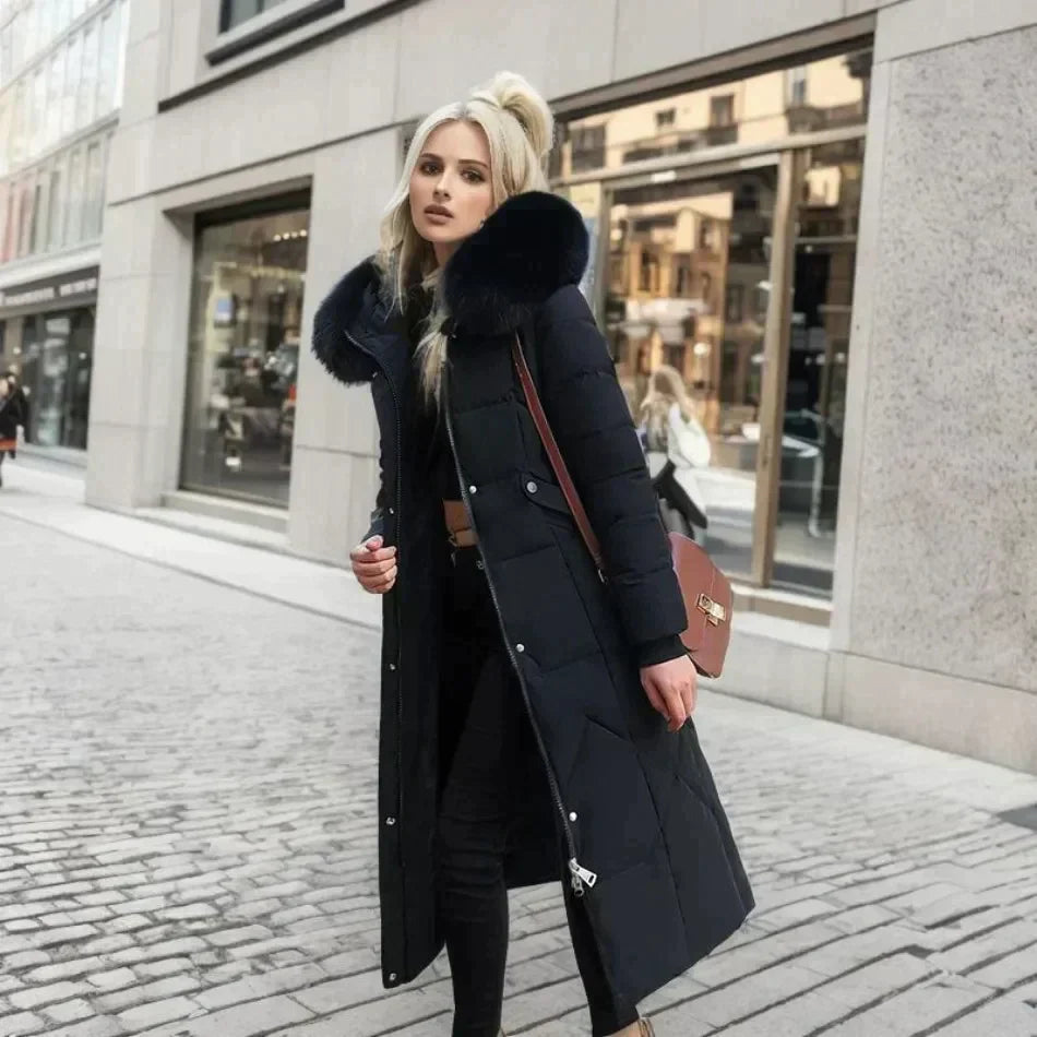 Lune London | Fashion Fur Coat - White - Chic and Warm