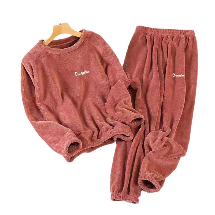 Warmer coral fleece house suit, unisex, for cold days