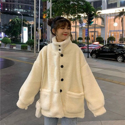 Lambswool Jacket, loose and versatile