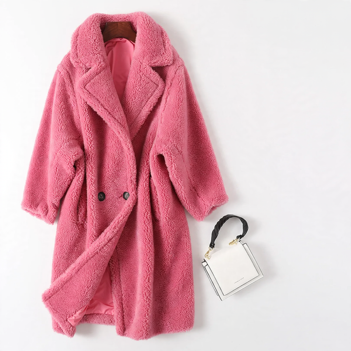 Ladies' Teddy Coat made of Lambswool