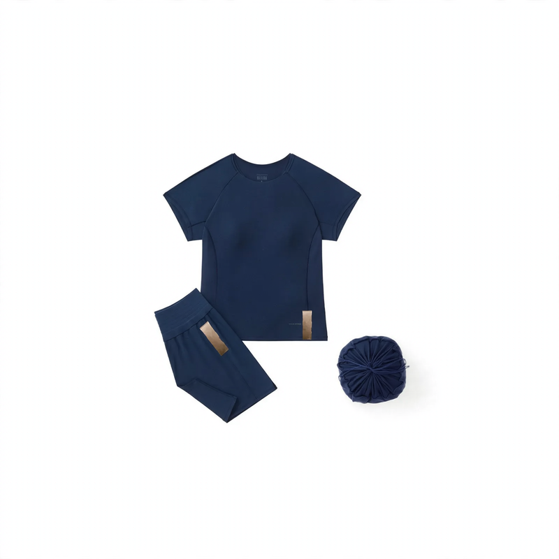 Men's Pajama Set, breathable, Round neck